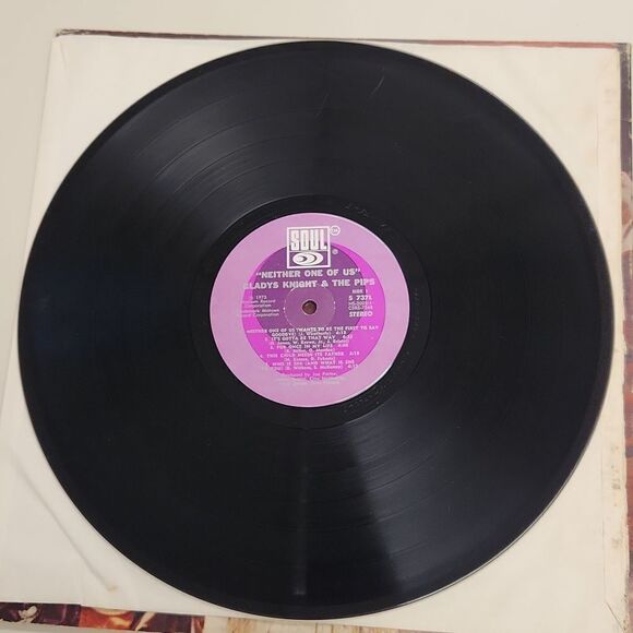 Gladys Knight & The Pips Neither of Us 1973 Vinyl Record - Picture 4 of 8